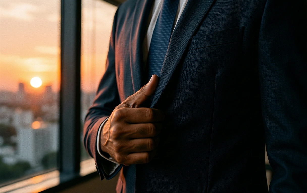 Executive wardrobe detail