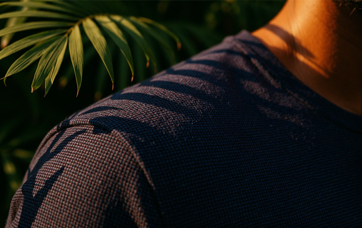 Close up suit texture